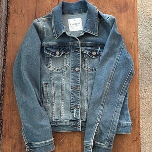 Evereve Blue Jean Jacket Classic Denim Style